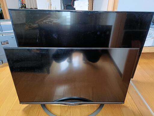 画面割れ無しジャンク4Kテレビ5台まとめて！1台は正常動作