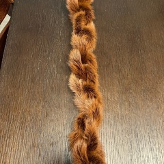 リアルファーのマフラーの画像