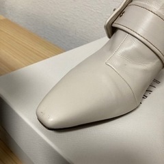 RANDA ショートブーツ　アイボリー　Lの画像