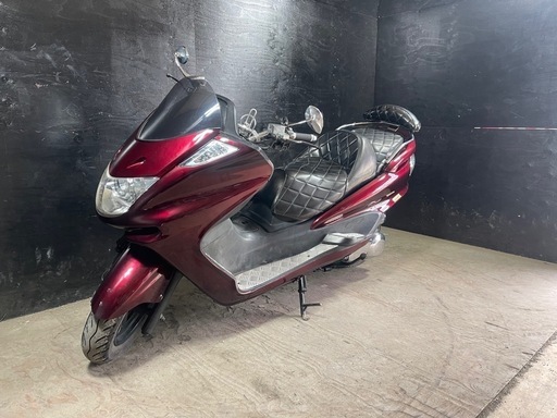 ★支払総額5.2万円★定休日なし！いつでも現車確認可能！！ ヤマハ マジェスティC ワインレッド 社外マフラー！ 社外リアサス！ 社外エアクリ！