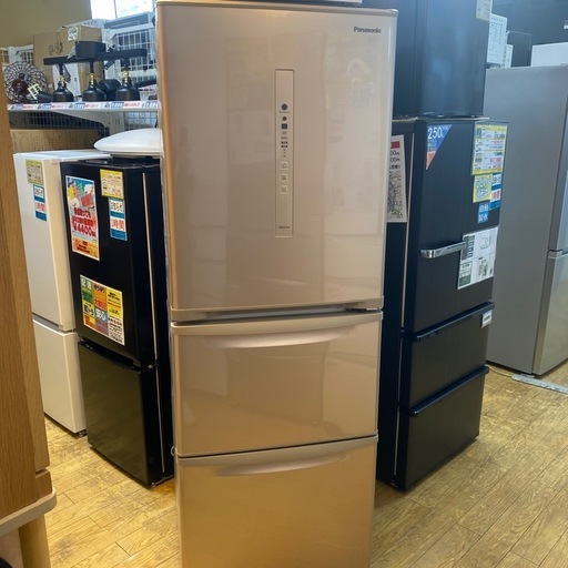 ☘️エコナビ️‍️Panasonic 335 L冷蔵庫 2020年製 MR-C341C-N 3ドア 自動製氷 パナソニックNO.5335F