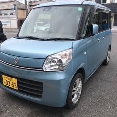 スペーシア車検8年11月♪レーダーブレーキ♪両側ワンタッチパワースライドドア♪スマートキー♪の画像