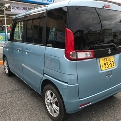 スペーシア車検8年11月♪レーダーブレーキ♪両側ワンタッチパワースライドドア♪スマートキー♪の画像
