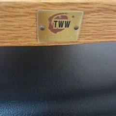 高山ウッドワークスダイニングチェア黒革張り柏木工