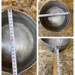 (s7076) ステンレス製 片手鍋 20cm 2個 調理器具 業務用 飲食店 厨房用品の画像