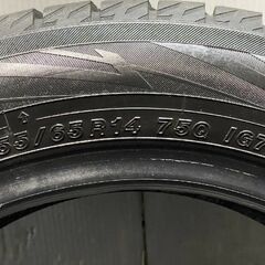 YOKOHAMA ice GUARD iG70 155/65R14 14インチ スタッドレス 1本 21年製 バリ溝 デイズルークス ekスペース N-WGN ワゴンR等　(KTB105)クレジットカード QRコード決済可能の画像
