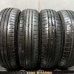 DUNLOP ENASAVE EC300+ 165/70R14 14インチ 夏タイヤ 4本 24年製 バリ溝