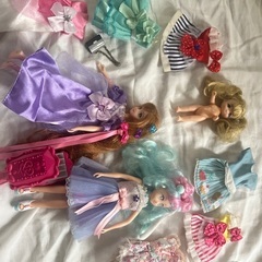 りかちゃん人形、プリキュア人形、ヘアドレスアクセサリー