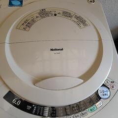 ナショナル洗濯機　6キロの画像