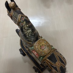 可動式　木馬　アンティーク　インテリア置物の画像