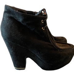 Mサイズ　ブーツ　ブーティー　10センチヒール　春靴　靴の画像