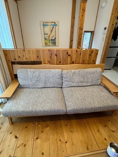 決まりました。三人掛けソファ