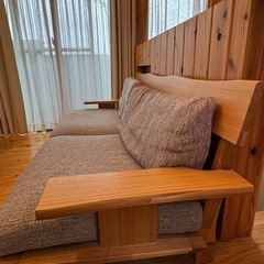 決まりました。三人掛けソファの画像