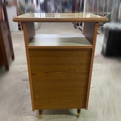 電話台　中古品　小物収納棚
　　　の画像