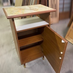 電話台　中古品　小物収納棚
　　　の画像