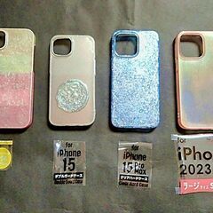 iPhone携帯プラカバー装飾試作品4種