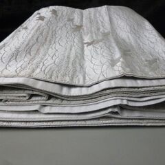 半額値下げ　帯　和装　和服　ハギレ　リメイク　着付け　練習用　素材　羽織　セット　ウール？　中古　現状品　浴衣　着物　保管品　ゆかた　生地の画像