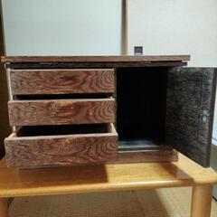 古民家　レトロ　小物入れ　ビンテージ　棚の画像