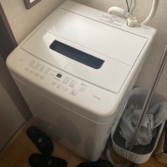 ［取引決定済］アイリスオーヤマ洗濯機 一年以内