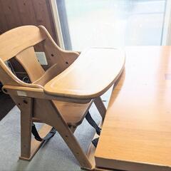 木製　キッズチェアの画像