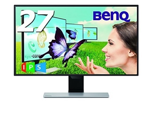 BenQ モニター ディスプレイ EW2770QZ 27インチ/WQHD/IPS/ウルトラスリムベゼル/Displayport,HDMI端子/ブライトネスインテリジェンスプラス