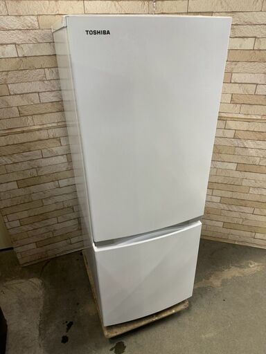 【美品】大阪送料無料★3か月保障付き★冷蔵庫★東芝★2ドア★2020年★GR-R15BS(W)★R-88