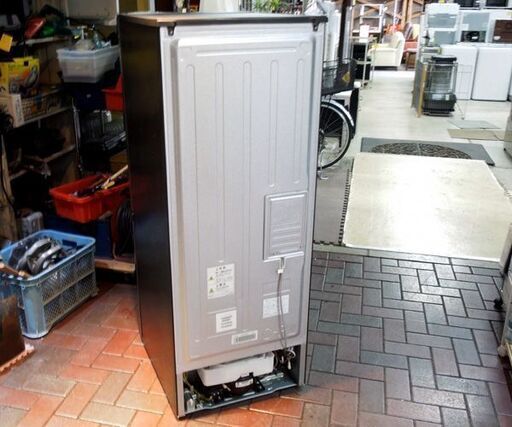 使用感少 アクア 2ドア冷蔵庫 200L 2023年製 AQR-20P(DS) ダークシルバー 200Lクラス AQUA 札幌市東区 
