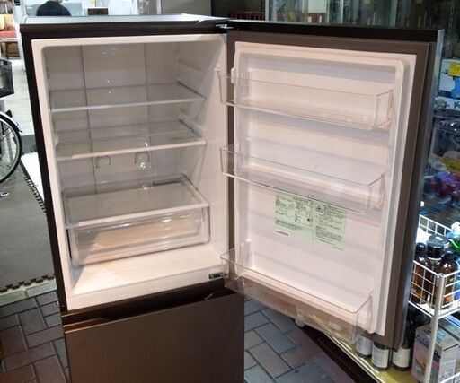 使用感少 アクア 2ドア冷蔵庫 200L 2023年製 AQR-20P(DS) ダークシルバー 200Lクラス AQUA 札幌市東区 