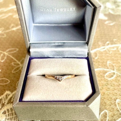 スタージュエリー 7号 指輪 10K　商品証明付き