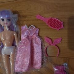 レア【新品未使用】リカちゃん人形★非売品★オリジナル※パープル×ピンクの画像