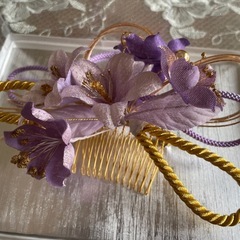 ヘアアクセサリー 和装 の画像