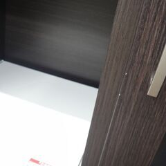 NITORI ニトリ レンジボード レンジ台 食器棚 キッチン収納 コパンT 80DBR 143/703の画像
