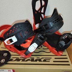 値下げDRAKE FIFTY LTD22-23 サイズM　23.5〜26.5cm使用３日のみスノーボードビンディング　バインディングの画像