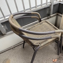 ガーデンテーブル+チェア2脚の画像