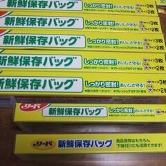 新鮮保存バッグ /  フリーザーバッグ　/　保存用袋のセット！ の画像