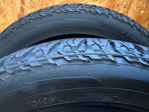 165/55R15 ヨコハマ ジオランダー A/T 5000km使用2024年製  
4本