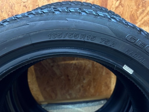 165/55R15 ヨコハマ ジオランダー A/T 5000km使用2024年製  
4本