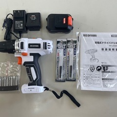 【受渡し決定】充電式ドライバドリルの画像