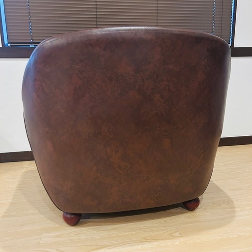 ご予約済】シングルソファ レトロ ヴィンテージ 1人掛け ブラウン