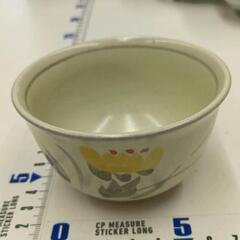 0311-489 橘吉　花柄湯呑み