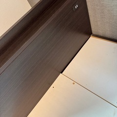 ニトリ  収納付シングルベッドフレームの画像