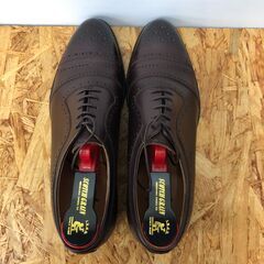 【ジャングルジャングル岩出店】【A562】セミブローグシューズ SCOTCH GRAIN 25.5cmの画像