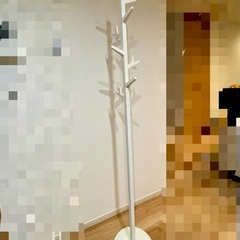 7066 山崎実業 ポールハンガー ブランチ(ホワイト) [07066ヤマジツ]の画像