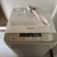値下げ 洗濯機 6kg 早い者勝ちの画像