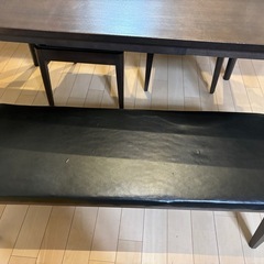 ダイニングテーブル　4点セット　テーブルセット　再投稿の画像