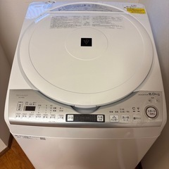 3月12日 7:00-9:00　2019年製　SHARP 洗濯機...