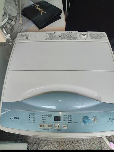 AQUA　洗濯機　7キロ　2019
