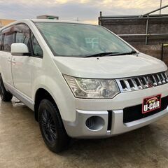 デリカ Ｄ:5 4WD バックカメラ 8人乗り 車検2年付【支払...