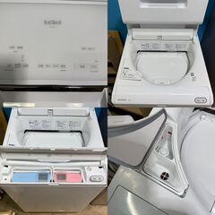 T4169　訳あり格安品　大型洗濯機　動作良好　ヒタチ　洗濯機　2021年製　12㎏　BW-X120F　分解清掃済み　送料B　札幌　リサイクルれお　すすきの店の画像