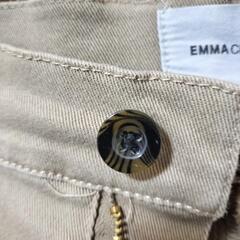 EMMA CLOTHES  セミフレアカラーデニムパンツの画像